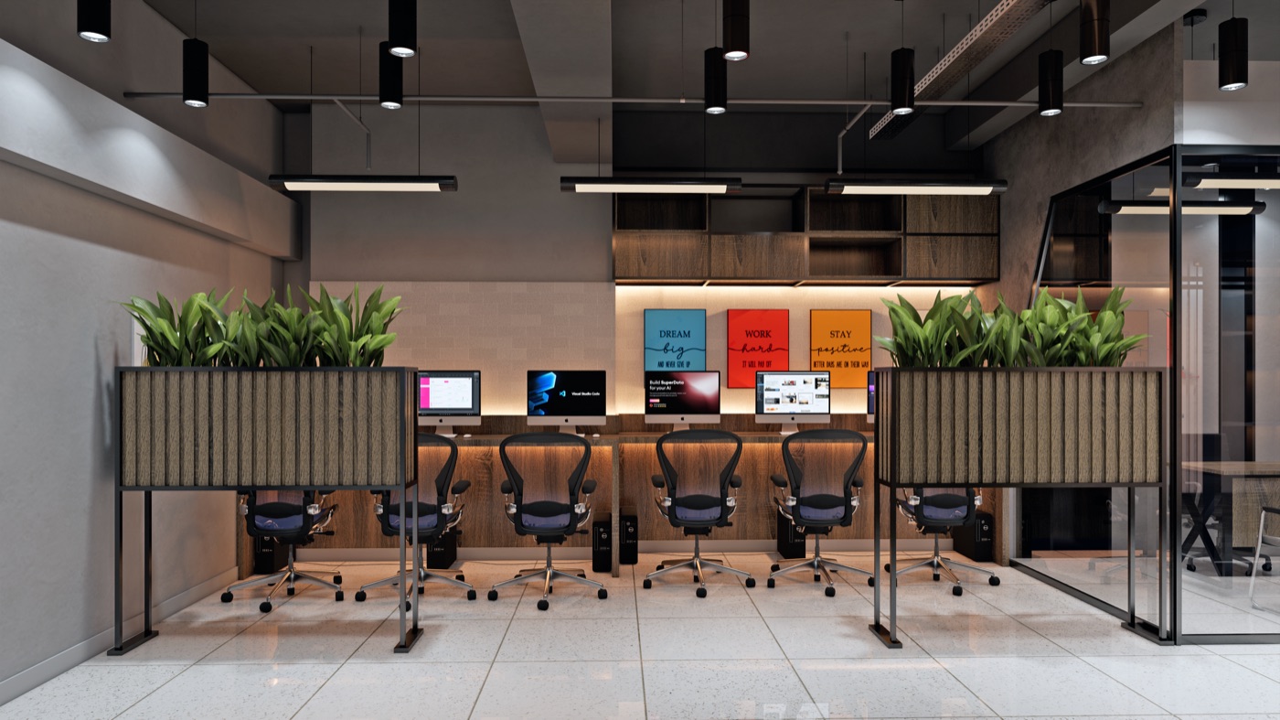 Support workstations at the Waylink Islamabad office